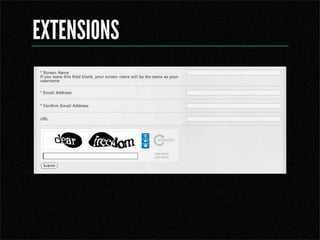 EXTENSIONS
 