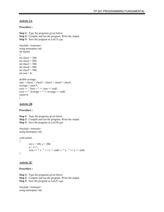 Labsheet2 stud | PDF
