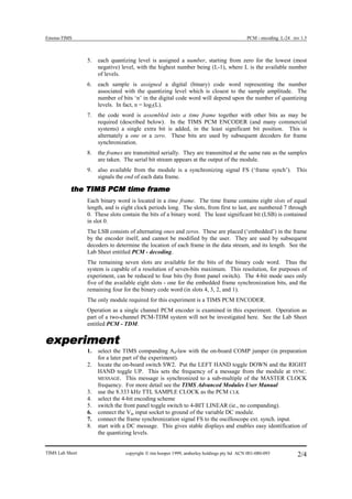 Lab 9 Pcm Decoding Lab Lab sheet experiments | PDF