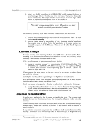 Lab 9 Pcm Decoding Lab Lab sheet experiments | PDF