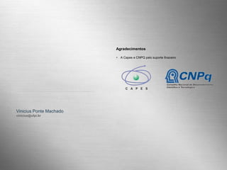 Contribuições CientíficasUma especificação de um sistema multiagente para a implementação de estratégia de controle em blocos funcionaisneste caso têm-se a definição de tarefas de cada agente, comunicação, desempenho, limitações, bem como referências a futuras expansões da capacidade dos agentes e seus impactos na rede industrial.Utilização de algoritmos de aprendizagem para predição e correção de falhas.Proposição de uma estratégia para alocação dinâmica de blocos funcionais.Conclusões