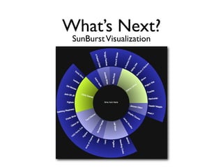 What’s Next?
 SunBurst Visualization
 