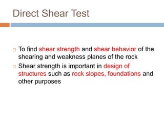 Weathering of Rocks: Laboratory Test | PPTX