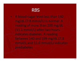 Lab test interpretation | PPTX