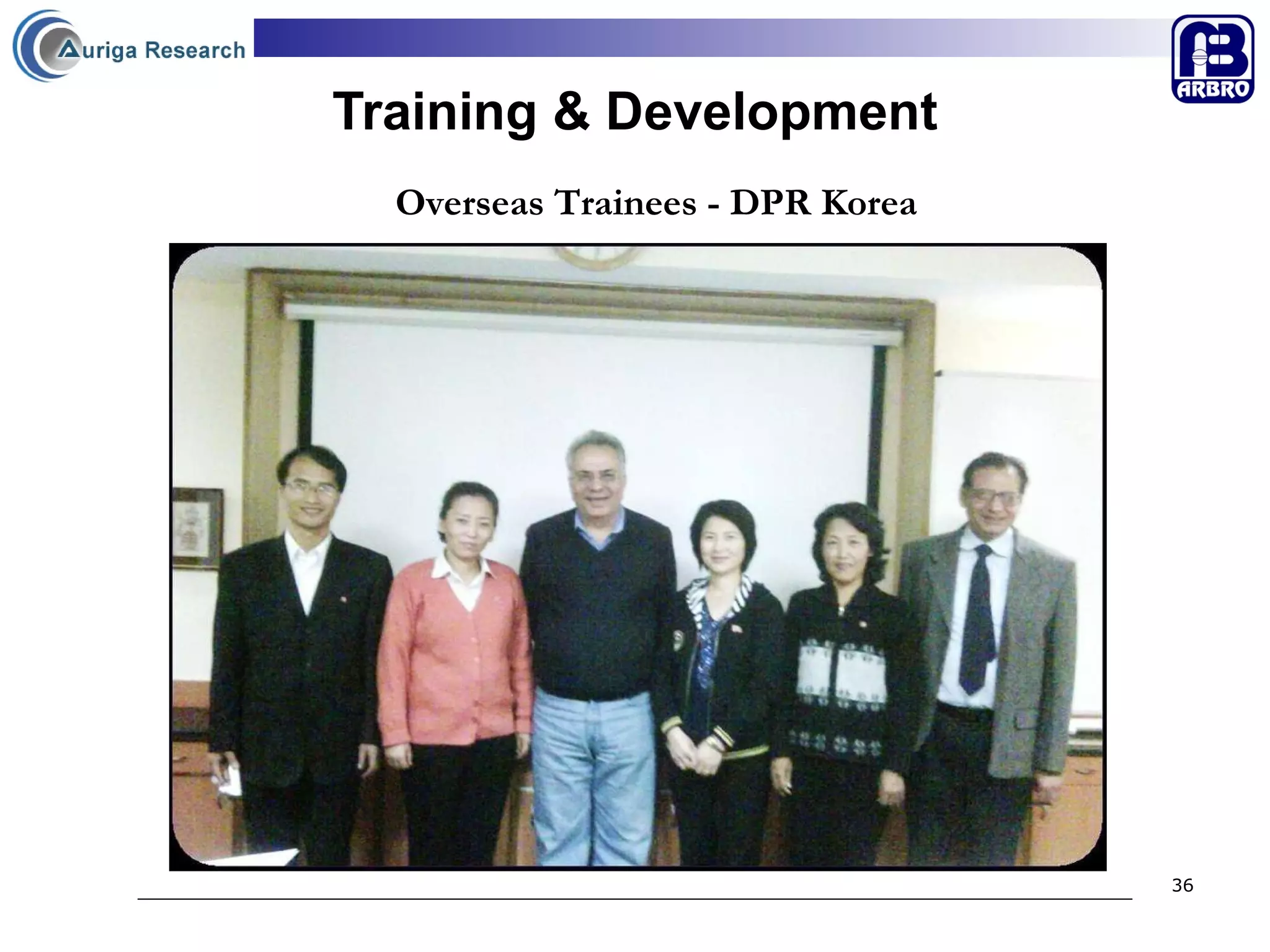 Training & Development Overseas Trainees - DPR Korea 