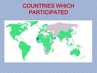 COUNTRIES WHICH
PARTICIPATED