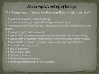 Labuhan Ceremony by mr Yuli & Ms Nanik | PPT