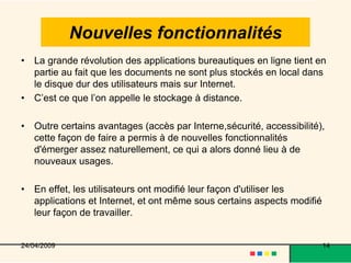 La Bureautique En Ligne