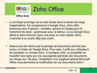 La Bureautique En Ligne