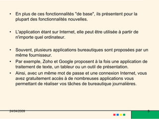 La Bureautique En Ligne