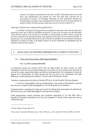 L'abus de bien sociaux et du crédit 