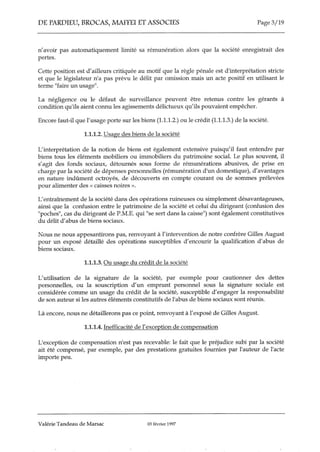 L'abus de bien sociaux et du crédit 