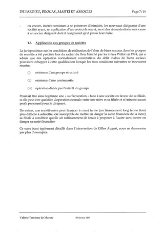 L'abus de bien sociaux et du crédit 