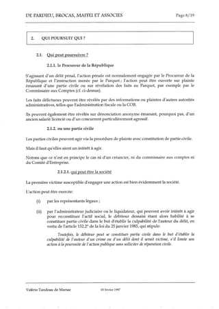 L'abus de bien sociaux et du crédit 