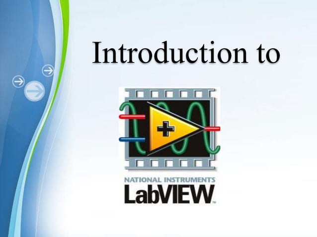 Labview | PPTX | Computer Software and Applications | Computing