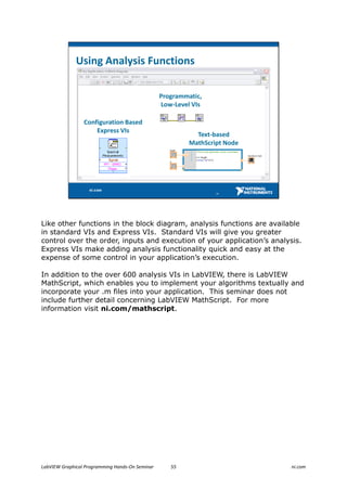Introduction to Labview | PDF