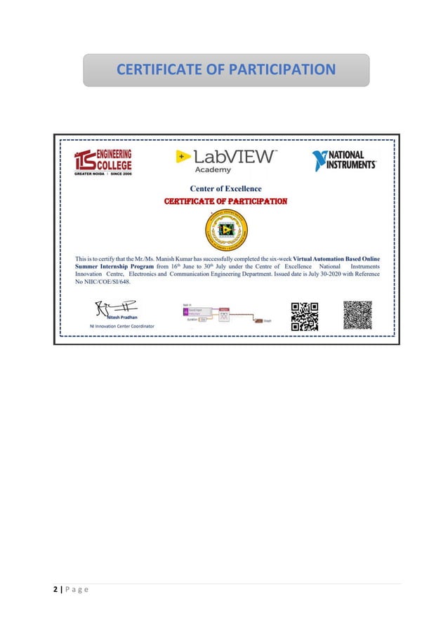 LabVIEW Report | PDF