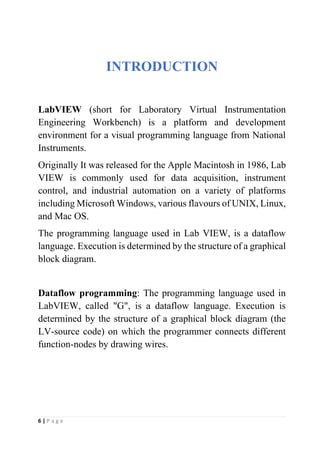 LabVIEW Report | PDF