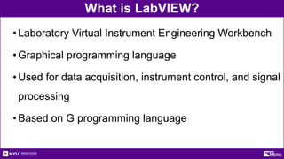 LabVIEW.pptx | Computer Software and Applications | Computing