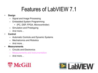Labview.ppt | Computer Software and Applications | Computing