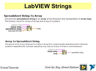 LabVIEWStrings eexample definitions and test for using string variables ...