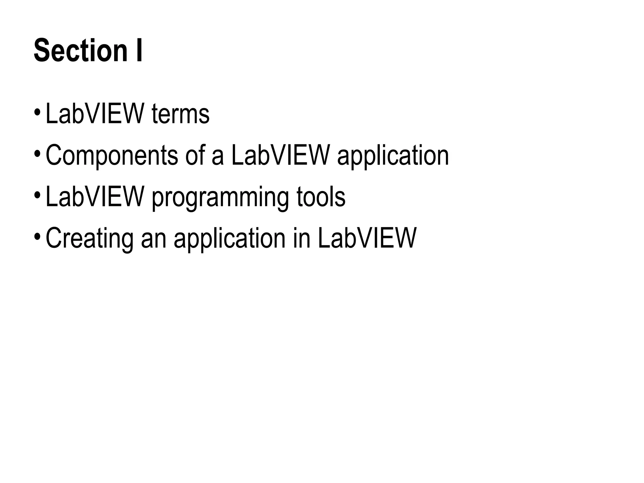 Labview Introduction | PPT | Programming Languages | Computing