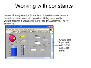 Lab view introduction | PPT