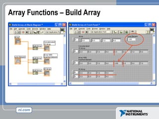 Array Functions – Build Array
 