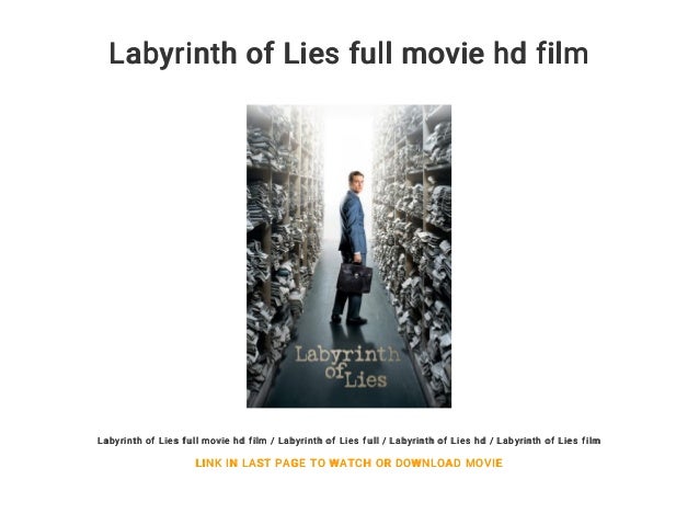 labyrinth of lies 2014 movie nude