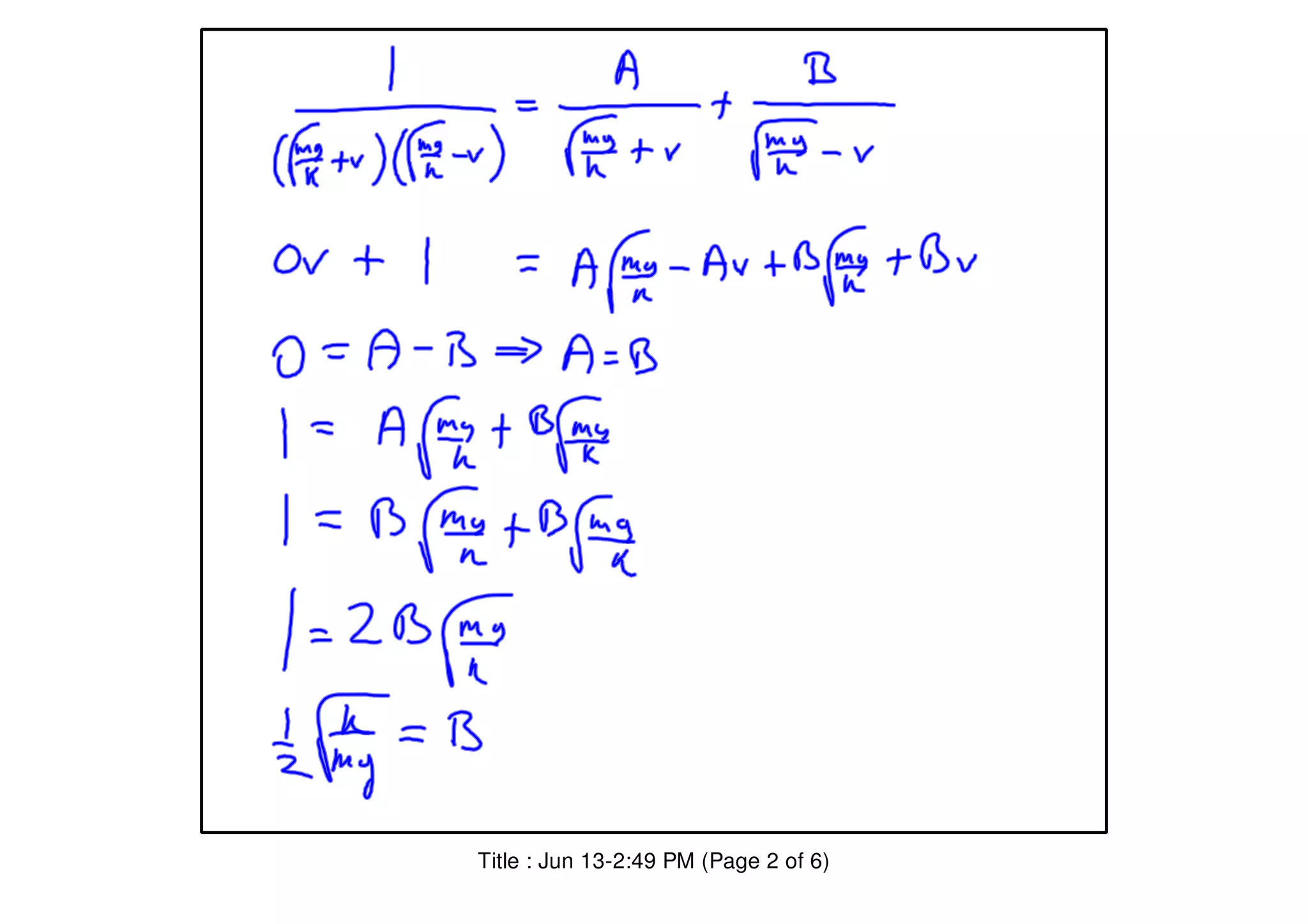 LAC10: Life After Calculus Day 10 - Air Resistance! | PDF