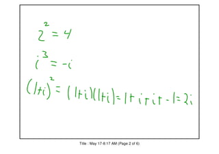 Title : May 17-8:17 AM (Page 2 of 6)
 