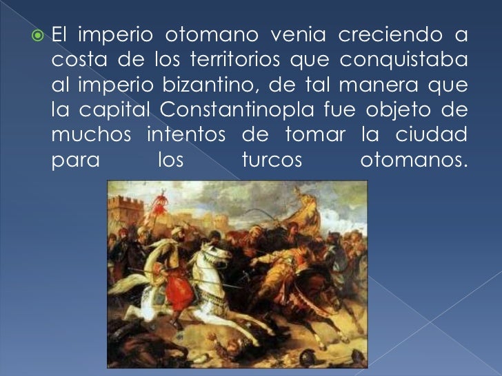 La caída de constantinopla.