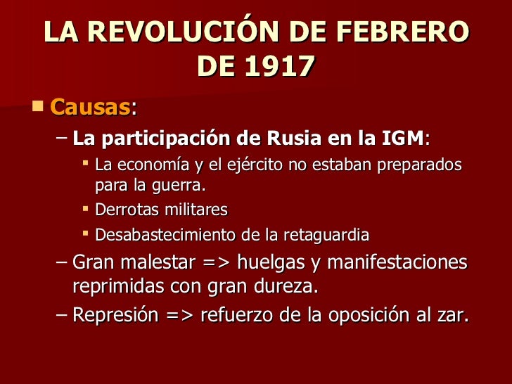 La caída del zarismo en rusia