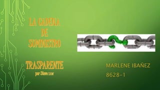 MARLENE IBAÑEZ
8628-1
 