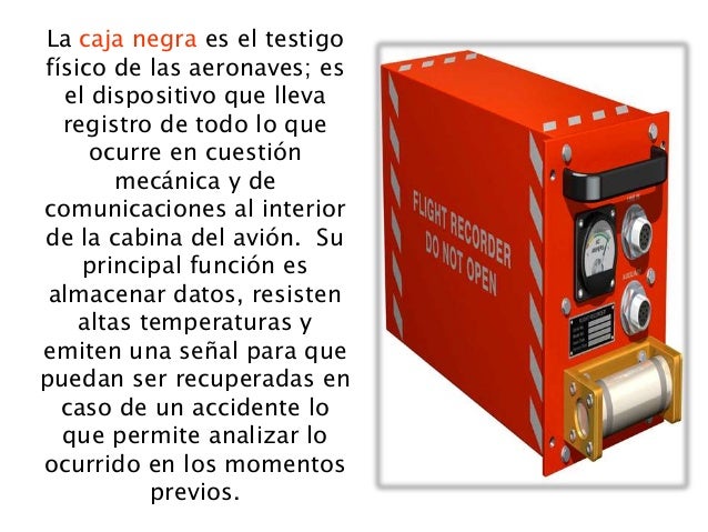 La Caja Negra De Un Avión