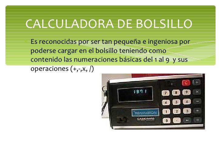 En Que Año Se Invento La Calculadora Cientifica