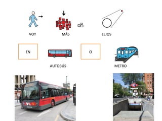 EN O
VOY MÁS LEJOS
AUTOBÚS METRO