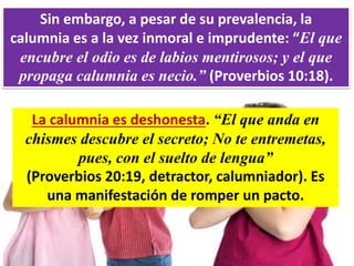 La calumnia | PPT