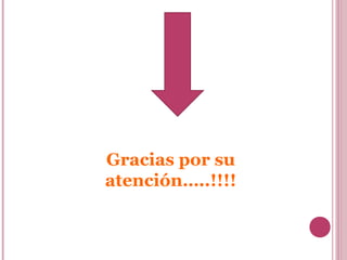 Gracias por su
atención…..!!!!

 