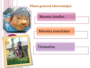 Plano general (desventaja)

 