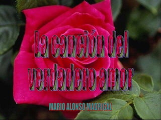 La canción del verdadero amor MARIO ALONSO MADRIGAL 