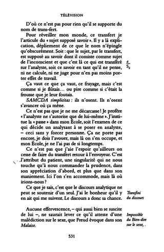 Lacan, jacques - autres ecrits