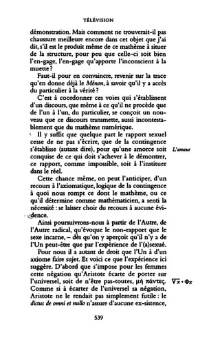 Lacan, jacques - autres ecrits