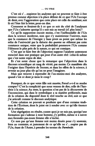 Lacan, jacques - autres ecrits