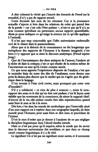 Lacan, jacques - autres ecrits