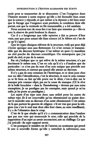 Lacan, jacques - autres ecrits