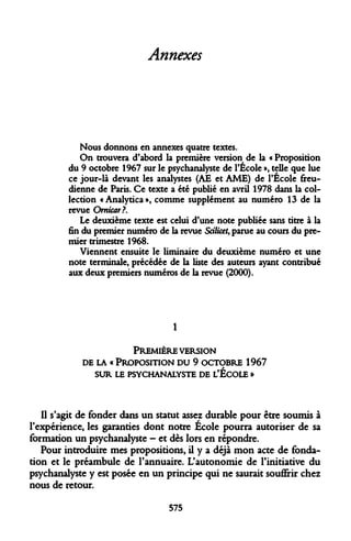 Lacan, jacques - autres ecrits