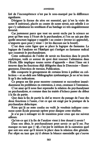 Lacan, jacques - autres ecrits
