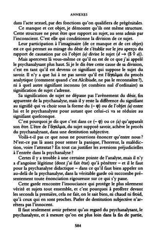 Lacan, jacques - autres ecrits