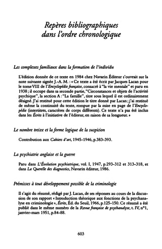Lacan, jacques - autres ecrits